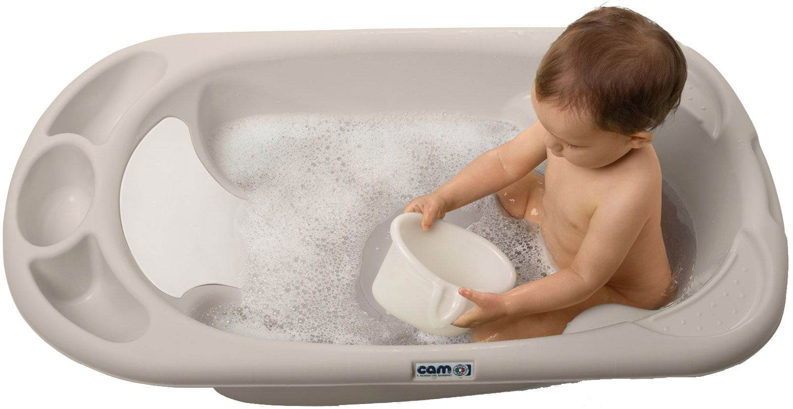 Ребенок в ванночке Cam Baby Bagno